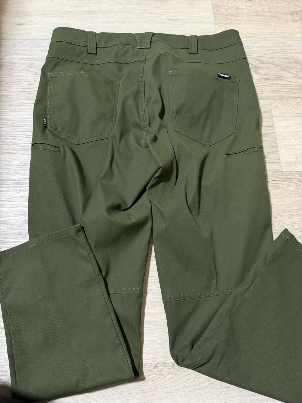 Truewerk Edo Werkpant Olive Green Men’s Work Pants Size 36 Regular - Picture 8 of 10